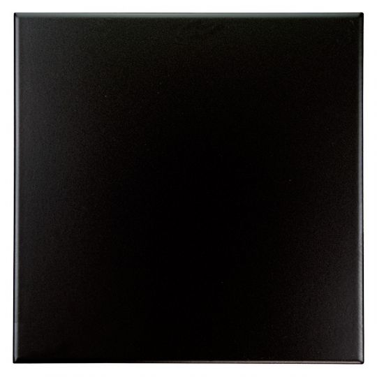 Carrelage adhésif Feuilles d'ornement noir - Set de 10 en 8x8 cm l'un