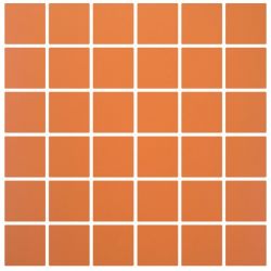   Grès cérame émaillé orange mat fabriqué en Italie.  
  
  Carrelage aux normes européennes....