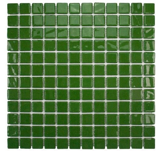 Emaux de verre Vert Foncé 2.5X2.5
