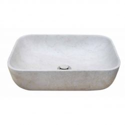  Lavabo en marbre. Vasque en pierre. 
 Chaque pièce est unique 
 RINCA 
 33x46x13,5 cm 
  