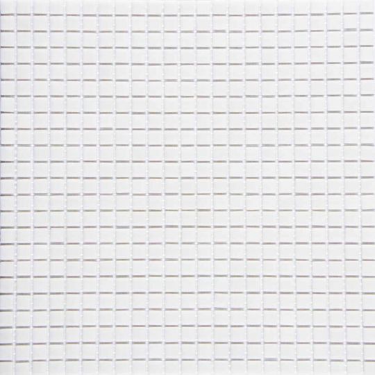 mosaïque 1x1 mat bianco