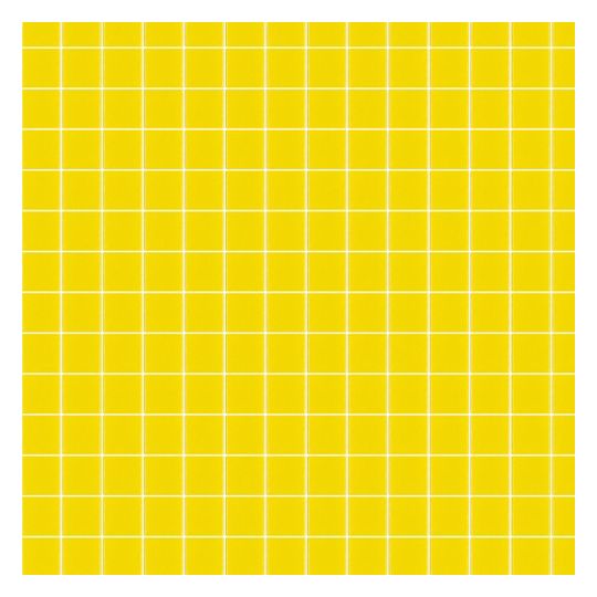 Emaux de verre 2.5x2.5 jaunes mats